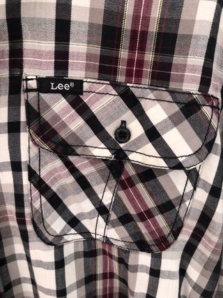 Lee camisa cuadros manga larga