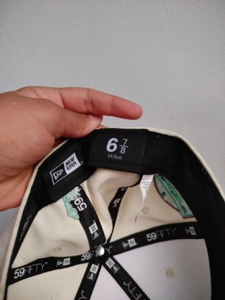 Gorra New Era 59FIFTY Beige y Verde