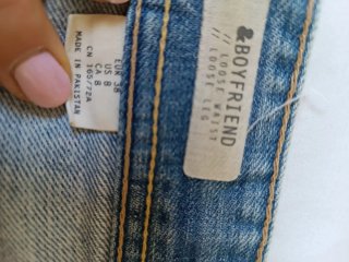 Shorts H&M vaqueros desgastados