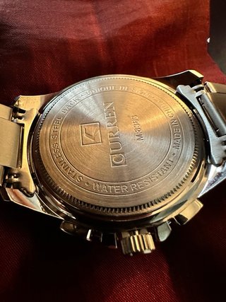 Reloj Curren Caballero Cuarzo Azul y Plateado