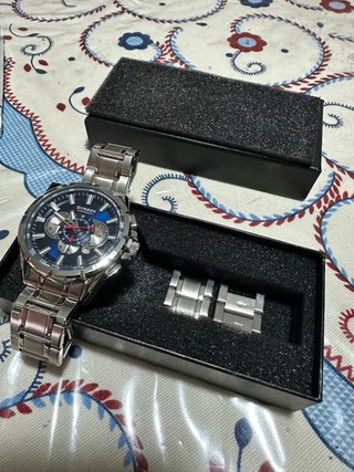 Reloj Curren Caballero Cuarzo Azul y Plateado