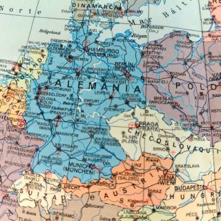 Mapa Europa Político 1960 Guerra Fría Original