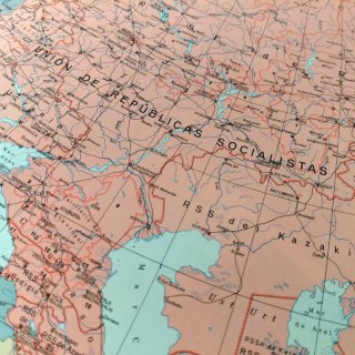 Mapa Europa Político 1960 Guerra Fría Original