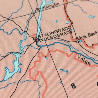 Mapa Europa Político 1960 Guerra Fría Original