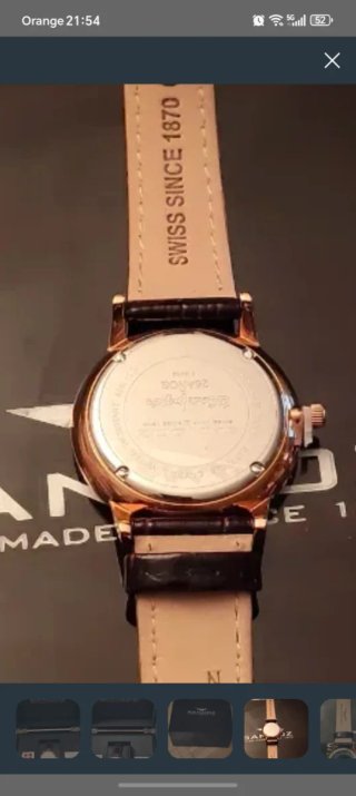 Reloj Sandoz Mujer Oro Rosa y Marrón