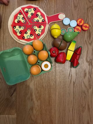 Cocina de juguete con accesorios