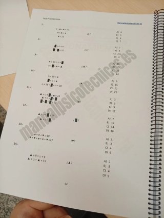Test Psicotécnicos Manual