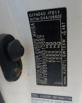 Llanta 6.5jjx16 toyota verso active 433912
