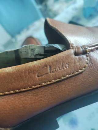 Mocassini Clarks vera pelle uomo