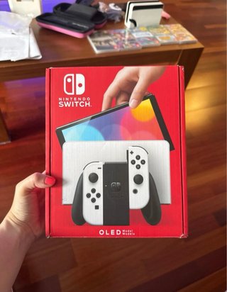 Nintendo Switch OLED Blanca + Juegos