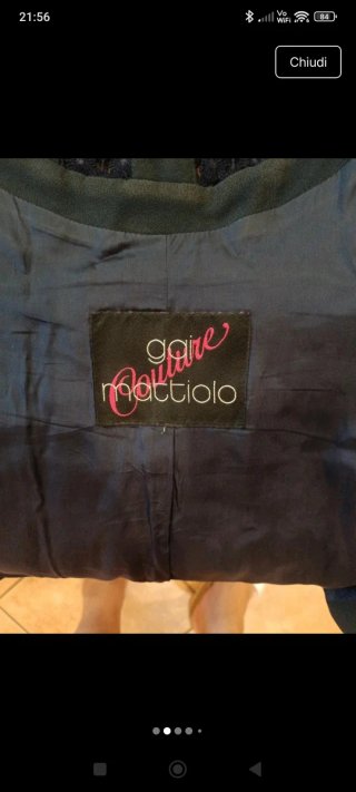 Giacca Gai Mattiolo Couture donna tg 46 blu