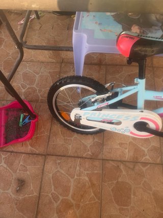 Bicicleta infantil Princess azul