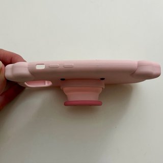 Cover iPhone 14 Rosa Cerdito con PopSocket NUOVA