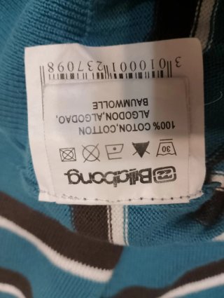Jersey Billabong Rayas Azul y Marrón