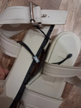 Sandalias Zara Blancas Plataforma