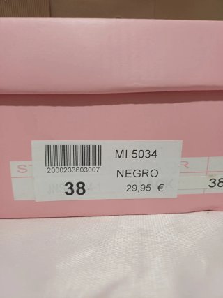 Sandalias de cuña negras verano marca Soraya, nuev