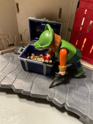 Fuerte Pirata Playmobil con Barca y Figuras