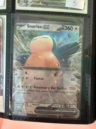 Snorlax EX Carta Pokémon