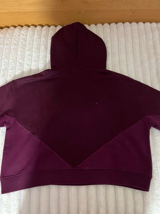 Sudadera Adidas corta granate