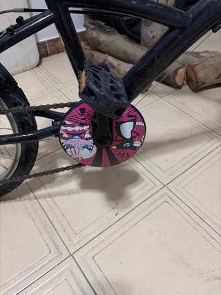 Bicicleta Infantil 20 Rosa y Negra