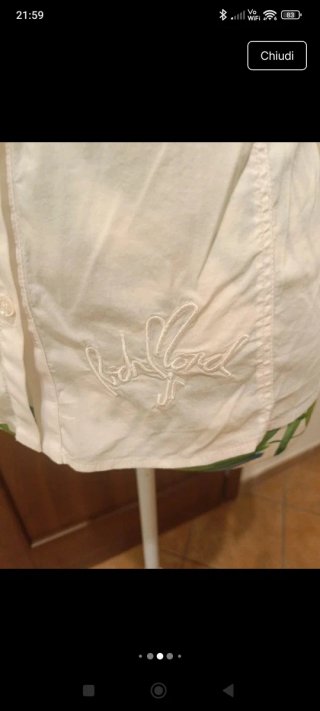 Camicia Richmond donna tg S con rose