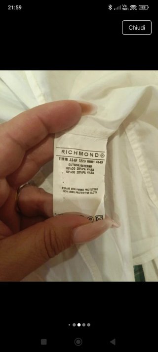Camicia Richmond donna tg S con rose