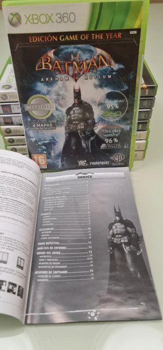 Batman Arkham Asylum GOTY Xbox 360 PAL España