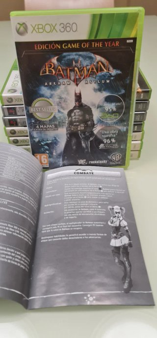 Batman Arkham Asylum GOTY Xbox 360 PAL España