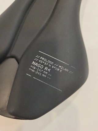 Sillín Prologo Nago R4 147 Nack Negro