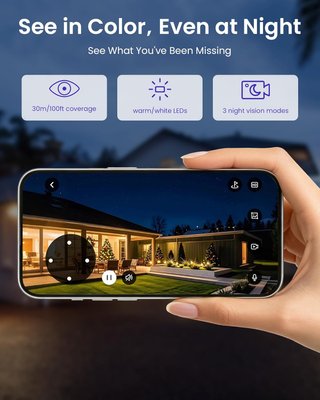 Cámara Vigilancia 4K 8MP Exterior PoE IP66