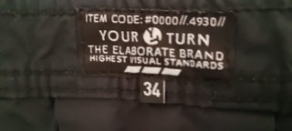 Pantalón / Bermuda Cargo "Yourturn". Talla 44.