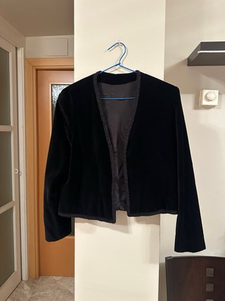 Vestido negro hecho a mano