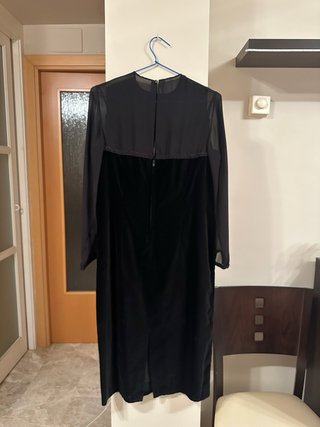 Vestido negro hecho a mano