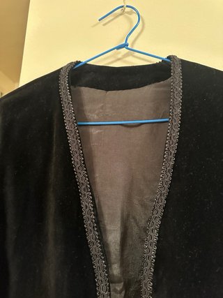 Vestido negro hecho a mano
