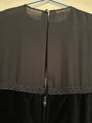 Vestido negro hecho a mano