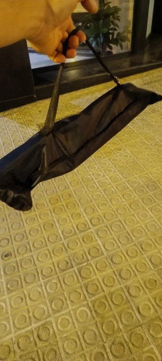 Atril negro plegable