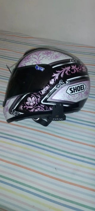 Casco Shoei Raid 2 Negro y Rosa