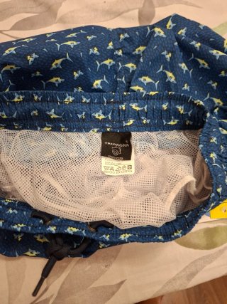 Bañador niño Tridona tiburones azul