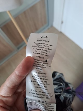 Vestido asimétrico Talla M grande