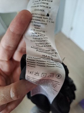 Vestido asimétrico Talla M grande