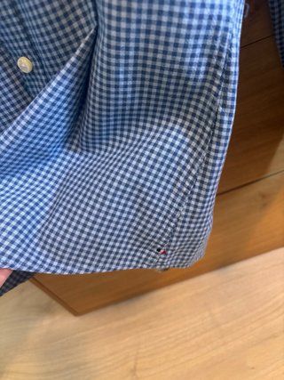 Camisa El Ganso cuadros azul y blanco