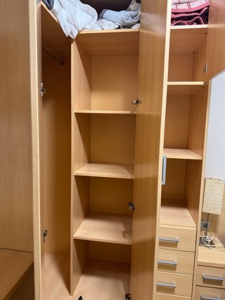 Conjunto de Muebles de Dormitorio (Armario, Escrit