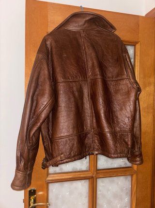 Chaqueta Piel Forro interior Pelo Sintético Marrón