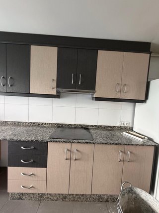 Cocina completa madera y piedra