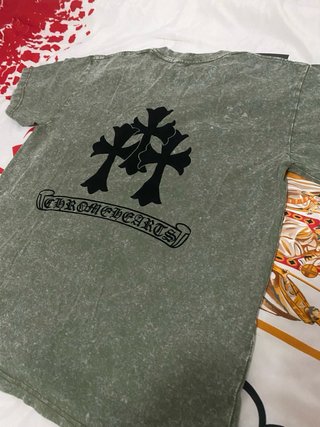 Camiseta Chrome Hearts Talla S Verde Oliva Nueva