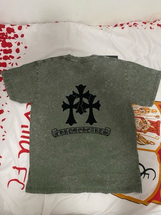 Camiseta Chrome Hearts Talla S Verde Oliva Nueva
