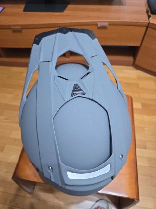 Casco Moto Enduro Integral Gris Hombre Mujeres