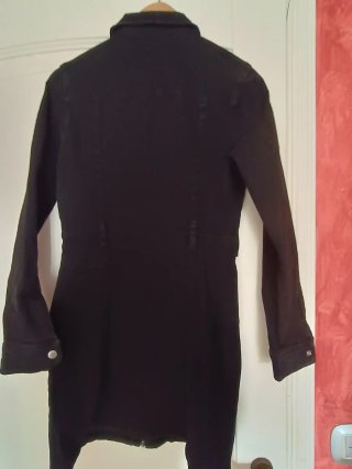 Abito denim Bershka nero