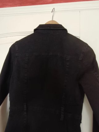 Abito denim Bershka nero
