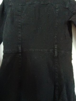 Abito denim Bershka nero